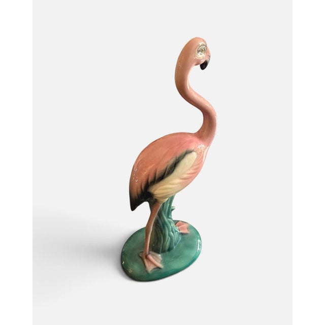 Vintage 1940’s MCM Will George Ceramic Flamingo Statue For Sale - Image 12 of 12