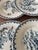 Vintage Dessert Plates with Chardon Pattern from Gien, 1940s, Set of 6 For Sale - Image 6 of 10