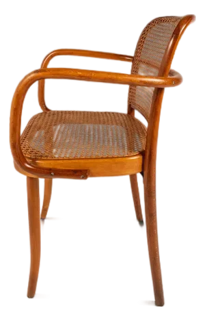 Mid-Century Modern Bentwood Model 811 "Prague" Armchair by Josef Frank Josef Hoffmann for Stendig, Czechoslovakia, C. 1960s