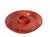 Contemporary Crate & Barrel Red Stoneware Chip and Dip Platter – Made in Italy – 13” Round Serving Tray With Center Bowl – Appetizer Serving Dish For Sale - Image 3 of 10