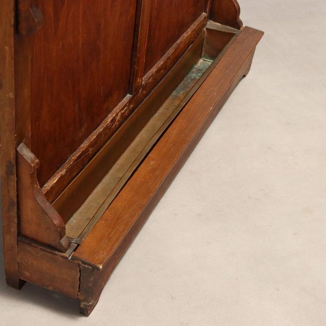 Wall Coat Rack in Walnut-Stained Beech For Sale - Image 9 of 12