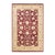 Mogul, One-of-a-Kind Hand-Knotted Area Rug in Red, 4' 2" x 6' 3" For Sale