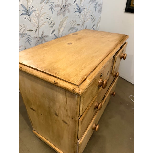 Tan 19th Century Pine Chest of Drawers For Sale - Image 8 of 12