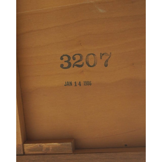 Stickley Cherry 2 Over 5 Drawer High Chest For Sale - Image 15 of 17