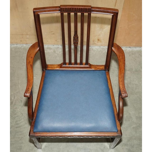Antique English Victorian Hardwood Dining Chairs by James Jas Shoolbred, Set of 6 For Sale - Image 11 of 18