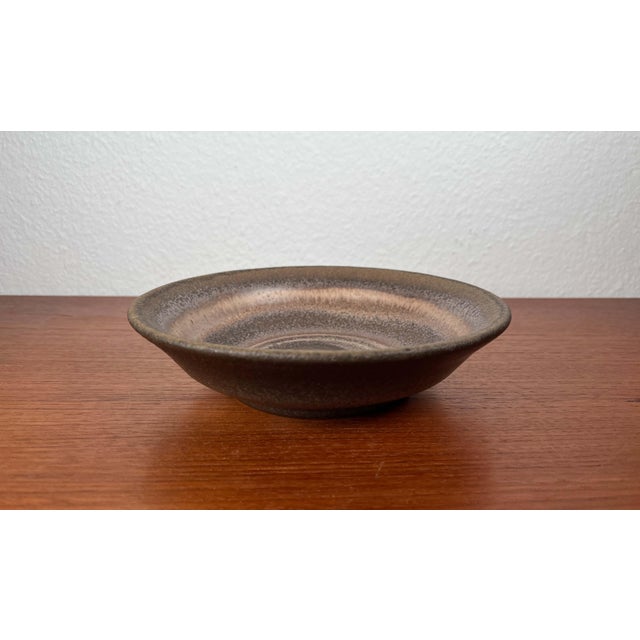 Mid-Century German Pottery Wall Bowl, 1960s For Sale - Image 10 of 11
