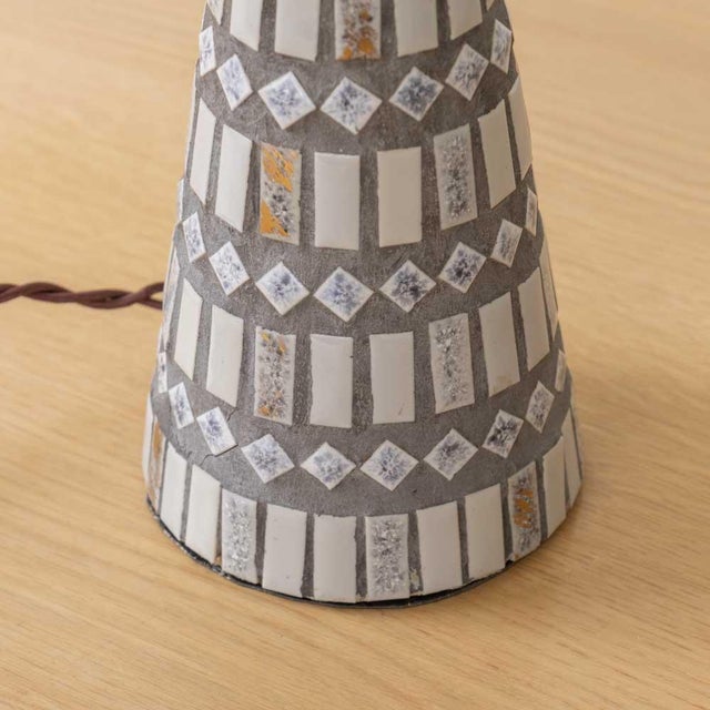 1960s French Ceramic and Tile Table Lamp For Sale - Image 10 of 11
