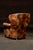 Vintage Wingback Leather Chair With Pillow, Ottoman by Walter E. Smithe For Sale - Image 9 of 18