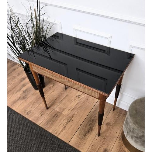 Mid-Century Modern Italian Desk in Walnut, 1960s For Sale - Image 9 of 10