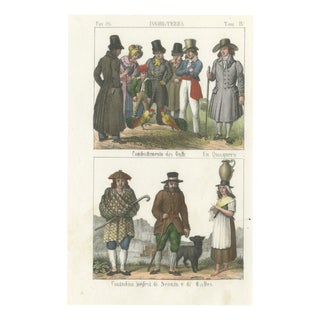 Quaker and Country People of Scotland and Wales, 1842, Paper For Sale