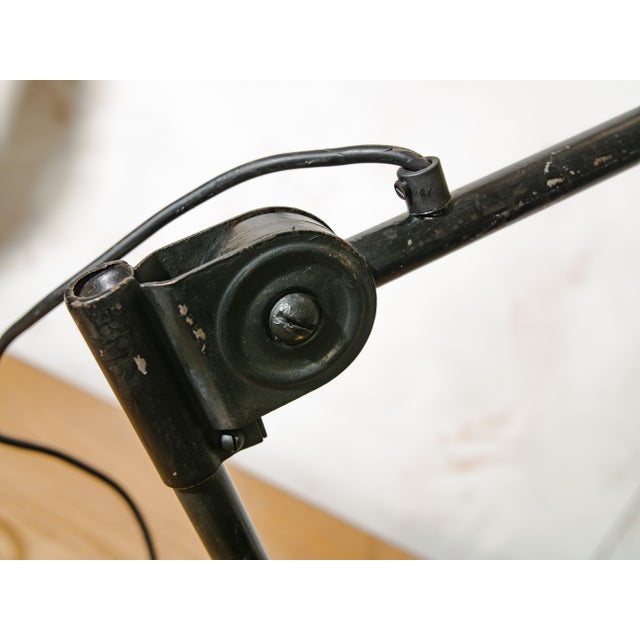 Bauhaus Model 122 Swing Arm Lamp from Hala Zeist, 1940s For Sale - Image 6 of 12