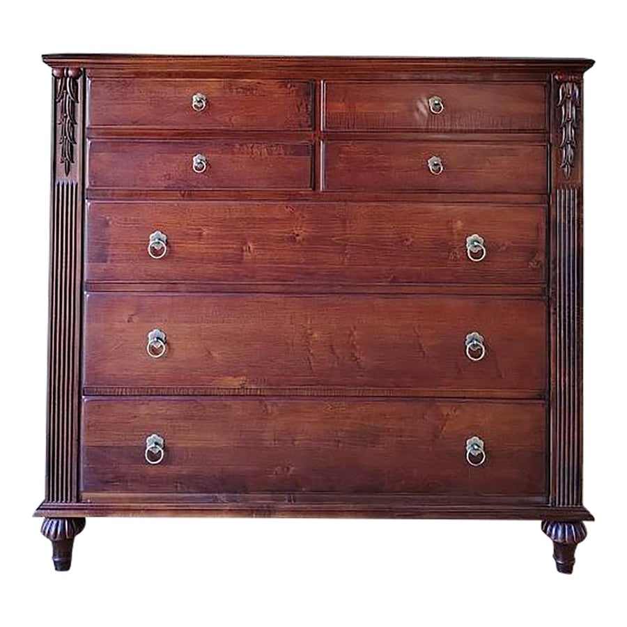 Dawson Tall Dresser in Brown, 52