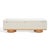 Cream Vianna Boucle Bench - Cream / Natural For Sale - Image 8 of 8