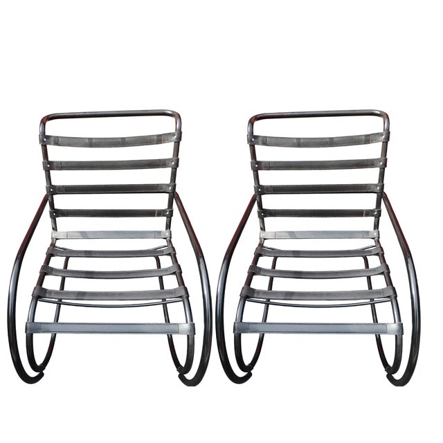 Embodying the timeless elegance of the Bauhaus movement. Reminiscent of the iconic MR Lounge Chair designed by Ludwig Mies...