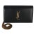 Black Lambskin Tri Metal Kate Wallet On Chain Bag For Sale