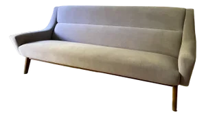 Mid-Century Danish Sofa in Fabric