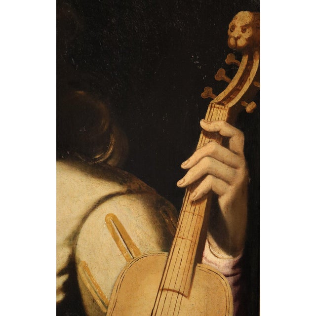 Workshop of Simone de Magistris, Saint Genesius de Magistris, 1600, Oil on Canvas For Sale - Image 14 of 16
