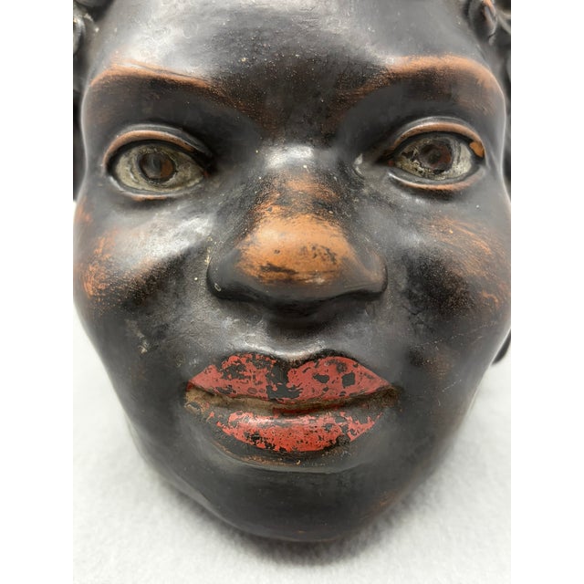 Late 19th Century Victorian Tobacco Jar, African Female For Sale - Image 4 of 16