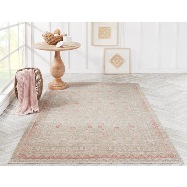 Momeni Isabella Nirav Pink 7'10" X 10'6" Area Rug For Sale In Atlanta - Image 6 of 7