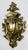 Vintage Scrolled Cast Brass Door Knocker For Sale - Image 4 of 5
