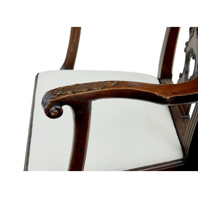 Brown 19th Century Chippendale Dining Chairs, 1860s, Set of 10 For Sale - Image 8 of 12