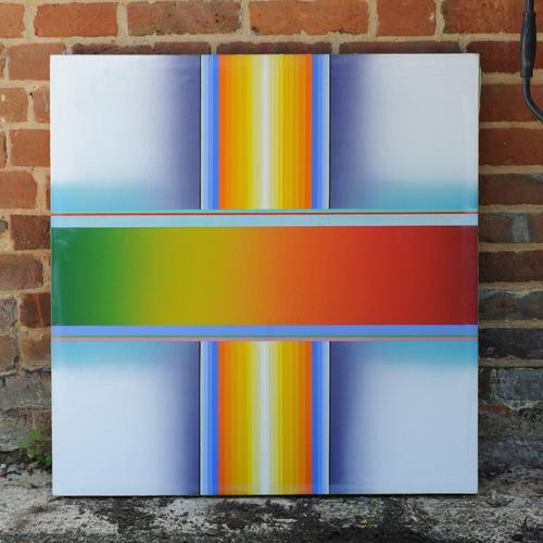 Peter Kalkhof, Composition, 1969, Oil on Canvas For Sale - Image 11 of 16