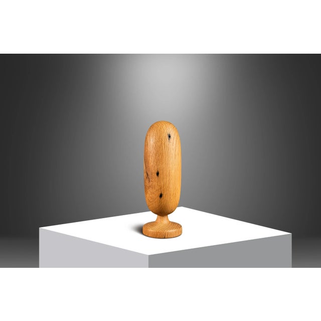 White Organic Modern Sculpture in Solid White Oak by Mark Leblanc for Mark Leblanc Studios, Usa, C. 2023 For Sale - Image 8 of 12