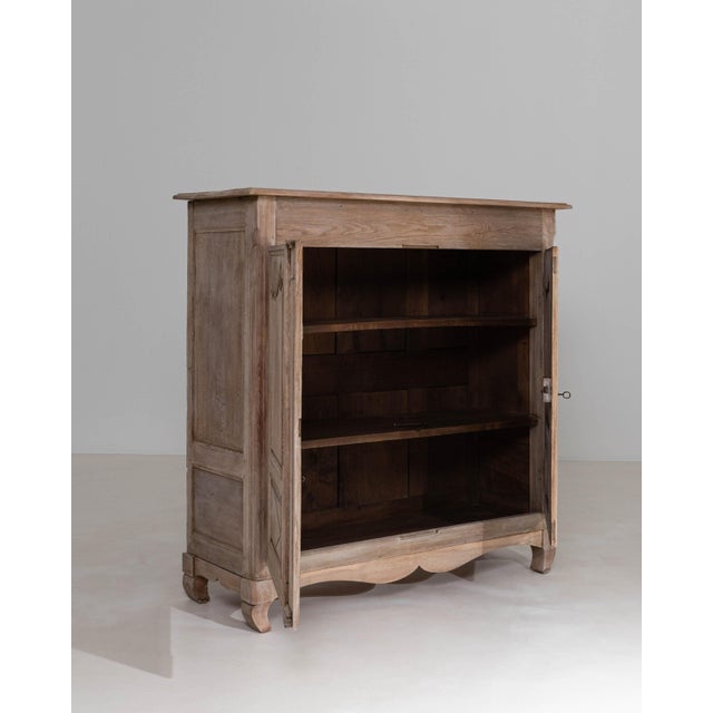 1850s French Louis XV Style Oak Armoire For Sale - Image 12 of 18