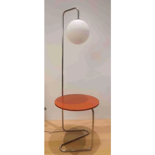 Metal Floor Lamp by Hynek Gottwald, Brandys Nad Orlici For Sale - Image 7 of 7