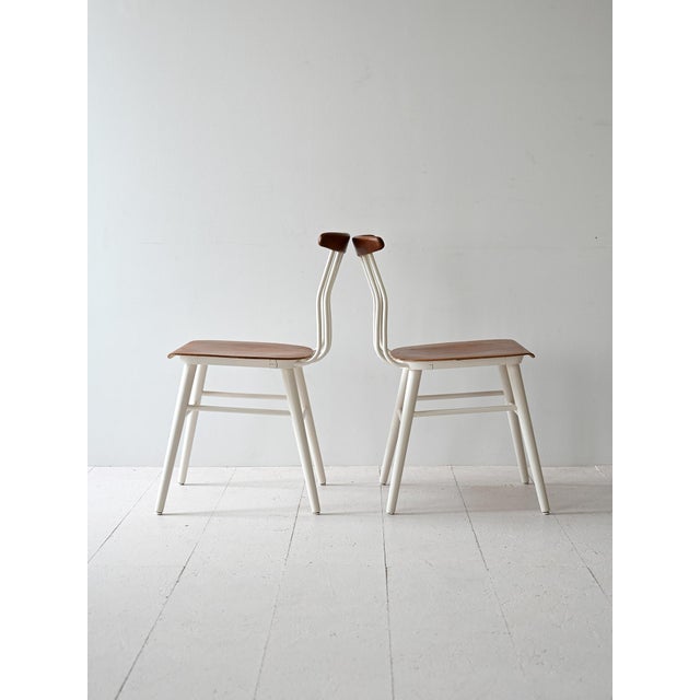 Nordic Wooden Chairs, 1960s, Set of 2 For Sale - Image 10 of 10