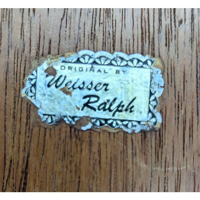 1960s Taverneau Wood Vide Poche Tray For Sale - Image 11 of 12