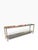 Modern Modern Nancy Corzine Silver Gilt Metal Delmonaco Console Table For Sale - Image 3 of 3