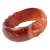 Bakelite Carved Bracelet Bangle Red Tea Marble For Sale