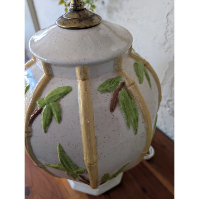 Traditional Palm Beach Regency Table Lamp With Shade For Sale - Image 3 of 6