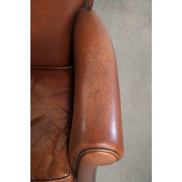 Club Chairs in Sheepskin Leather, Set of 2 For Sale - Image 9 of 16