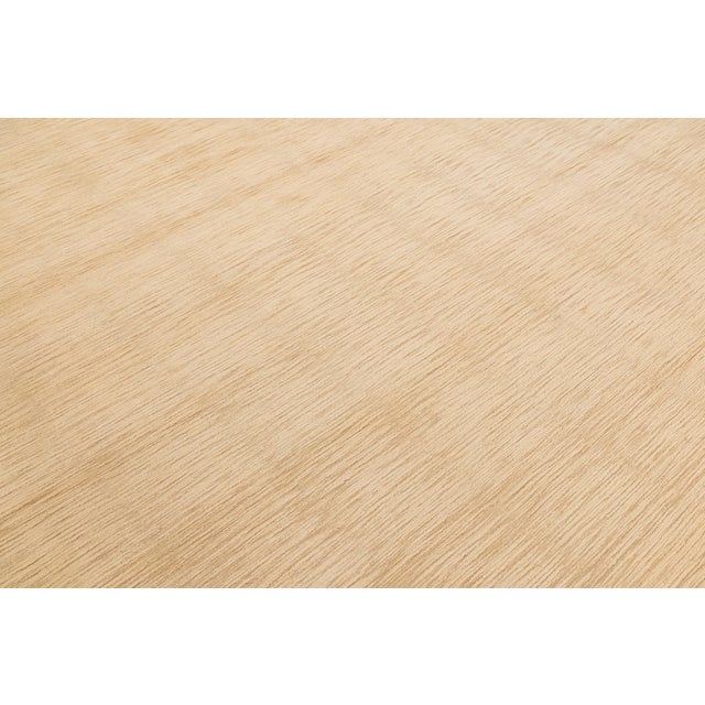 Sand Modern Minimalist Hand-Knotted Ribbed Wool Area Rug in Warm Sand For Sale - Image 8 of 12