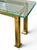 Mid 20th Century Attributed Mastercraft Brass & Glass Console Table For Sale - Image 9 of 11