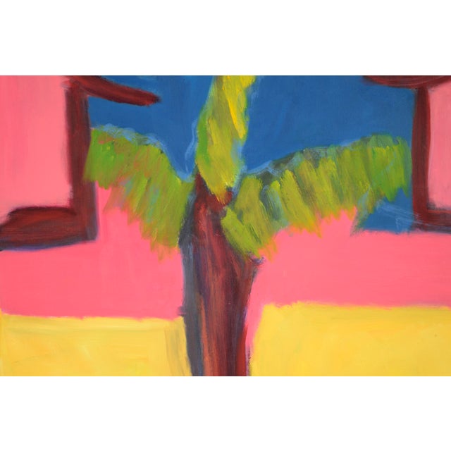 "Takla Bey's Garden in Alese" - Expressionist Landscape by Gloria Takla For Sale In Monterey, CA - Image 6 of 9
