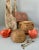 Persimmon Vintage Tiger Nautilus Shell Shape Candle Point à La Ligne Uncented - a Pair For Sale - Image 8 of 8