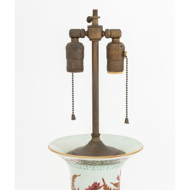 Chinese Chinese Porcelain Vase Mounted as a Table Lamp For Sale - Image 3 of 6