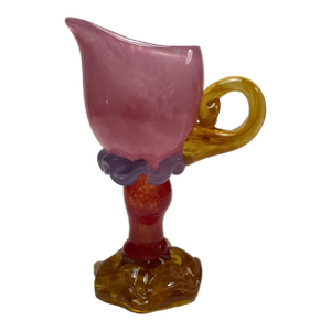 1990s Art Glass Pitcher by Arien
