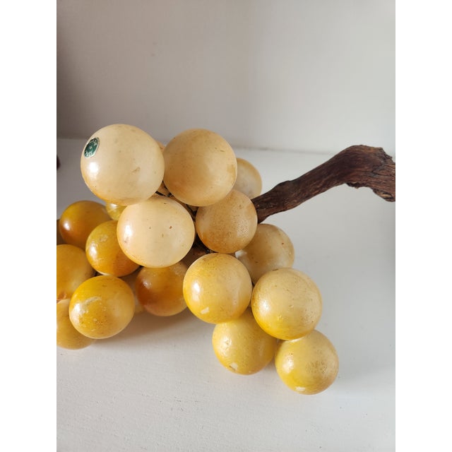 1990s Extra Large Yellow Alabaster Grapes For Sale - Image 5 of 12