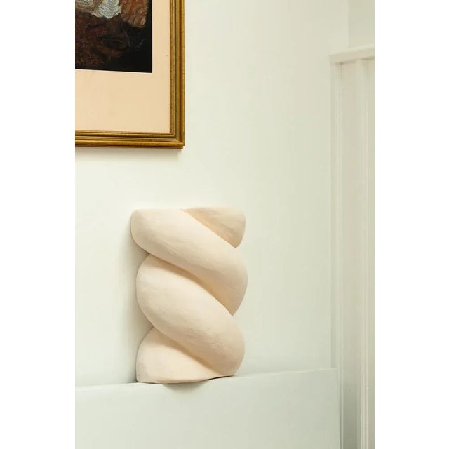 Giant White Babka Sconce by Di Fretto For Sale - Image 6 of 12