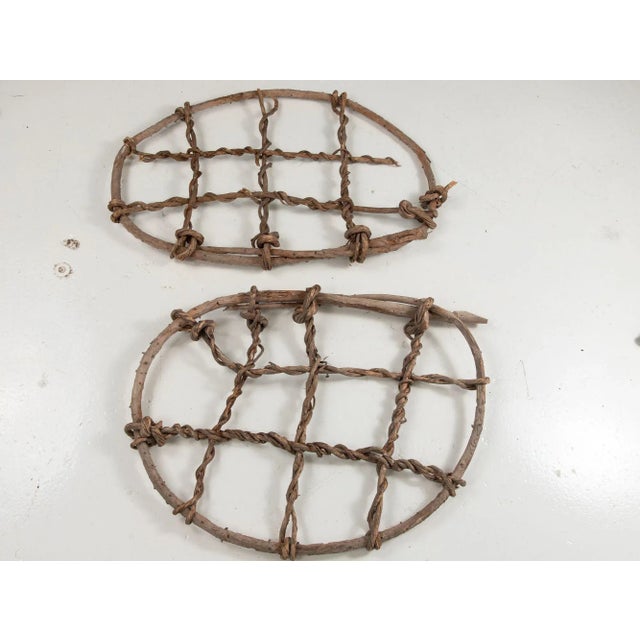 Pair of Vintage Swedish Snow Shoes, Early 20th Century For Sale In New York - Image 6 of 10