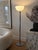 Mid-Century Modern Nemo Am2c Opaline Glass and Polished Chrome Floor Lamp by Franco Albini For Sale - Image 3 of 4