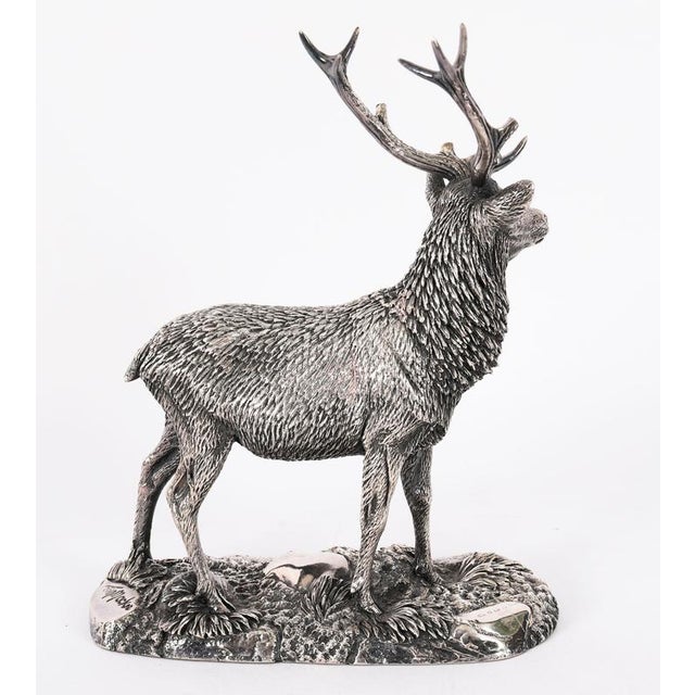 Tom Mackie, Stag Animalier, 1987, Sterling Silver For Sale - Image 4 of 16