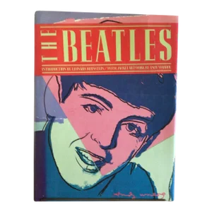 1980 Special Edition Beatles Coffee Table Book With Andy Warhol Cover and Jacket Cover Poster by Geoffrey Stokes