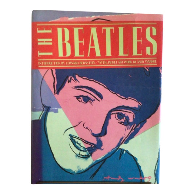 Beatles Coffee Table Book 1980 Special Edition With Andy Warhol Cover and Jacket Cover Poster by Geoffrey Stokes For Sale