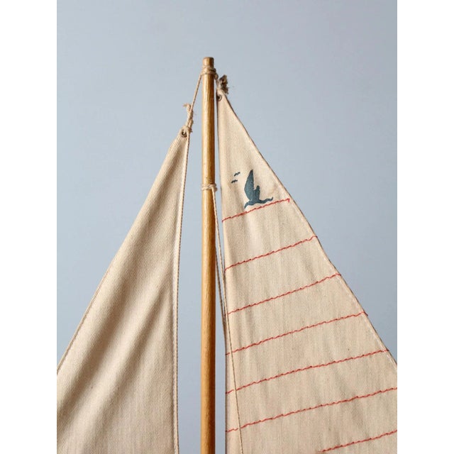 Antique Model Sailboat Chairish