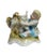 White Late 19th Century Girl Feeding Chicken Porcelain Match Striker / Holder For Sale - Image 8 of 8